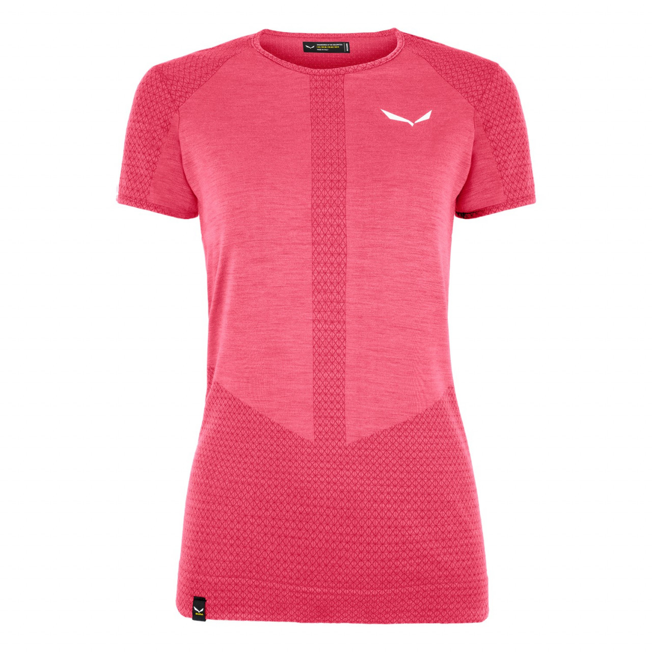 Camisetas Mujer Chile - Salewa Zebru Responsive Short Sleeve - Rosas - JKOC-39280